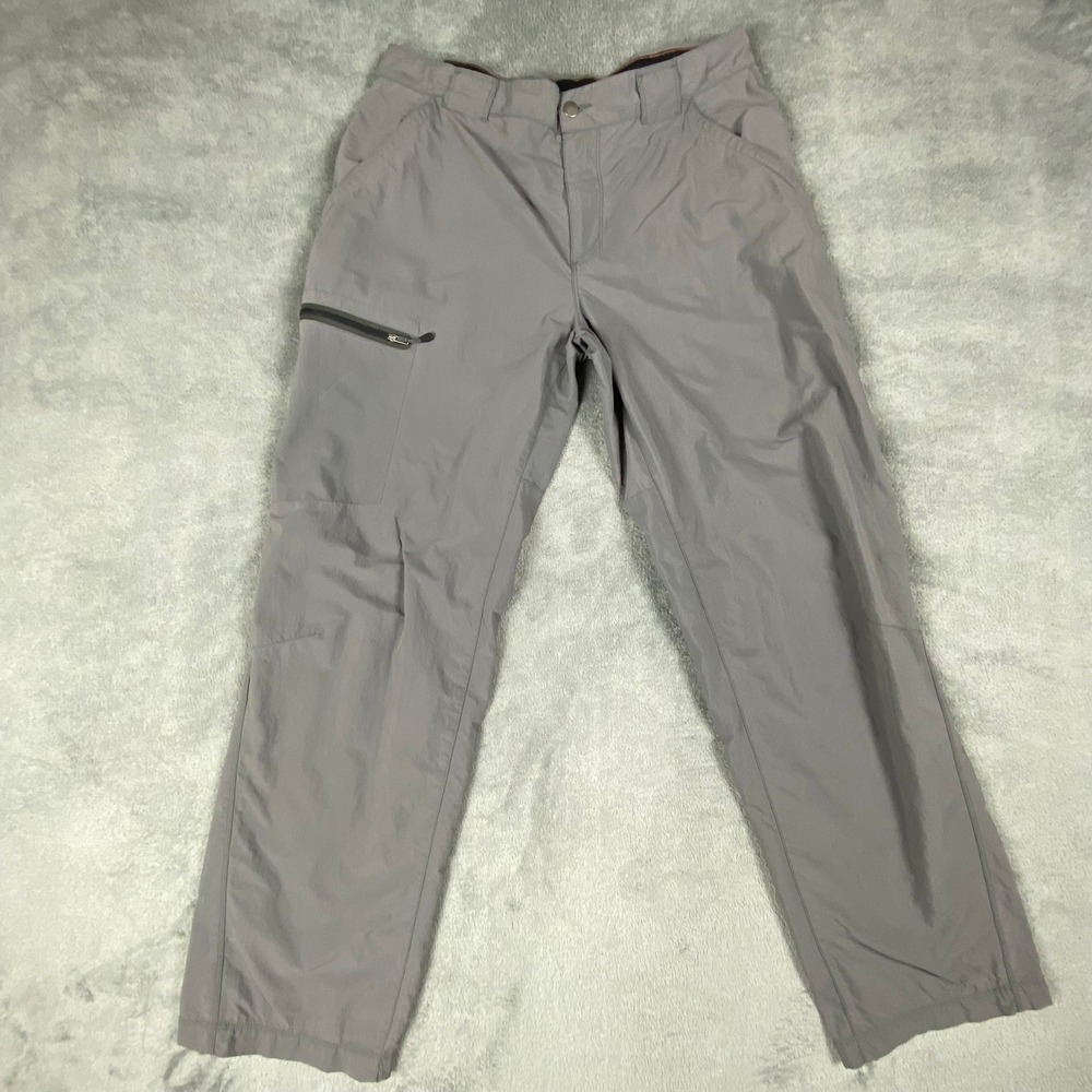 Columbia‎ Mens 36 Titanium Omni-Shield Hiking Pants Grey Water Resistant Nylon